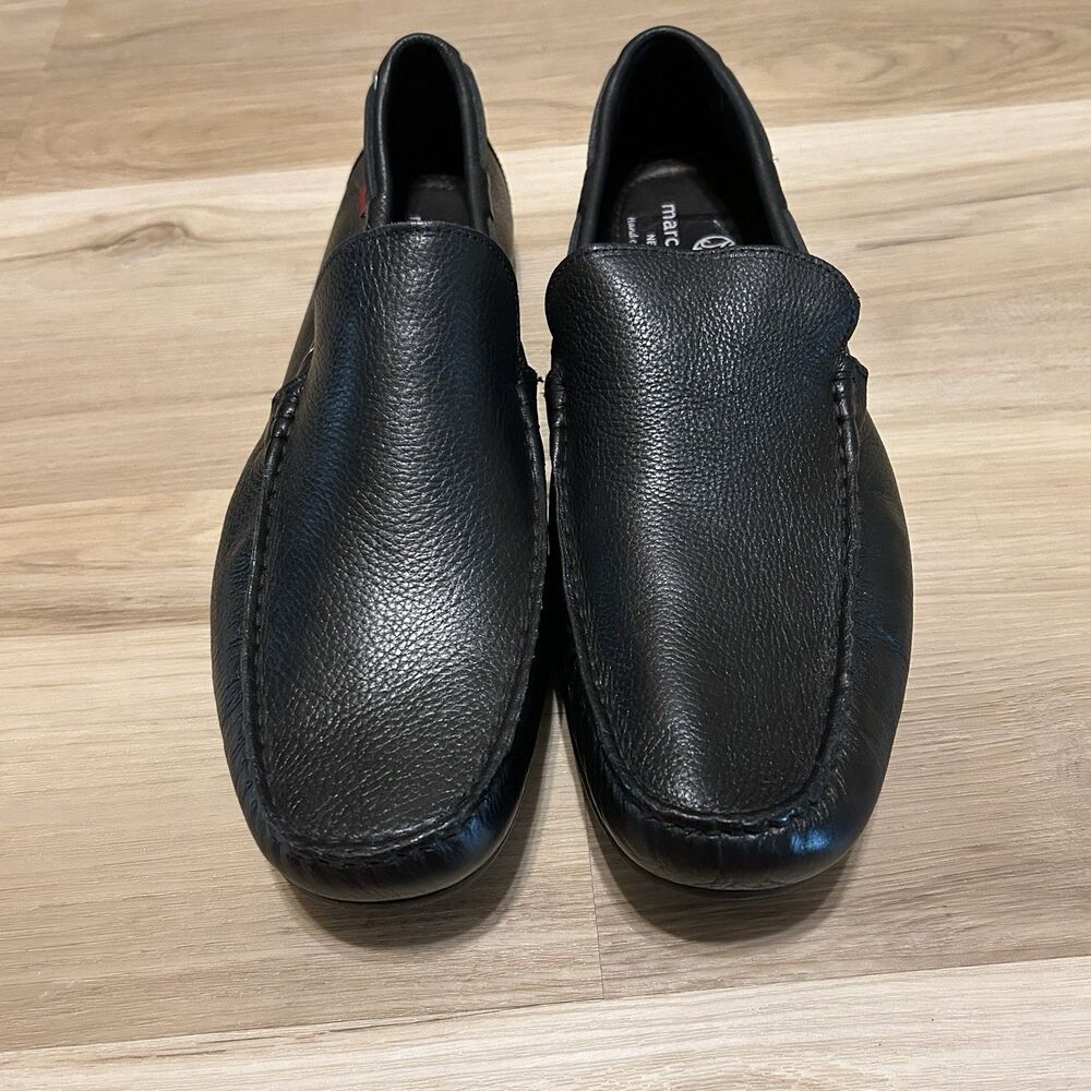 NWT Marc Joseph New York Driving Loafers Mens 11.5 Black Leather Slip On Shoes